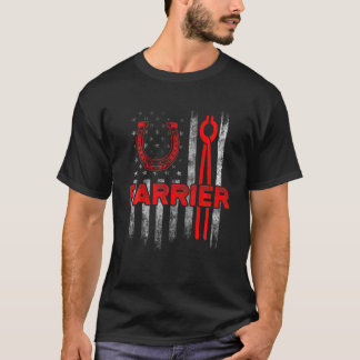 Farrier Horseshoe Hoof Trimming Equine Shoeing T Shirt