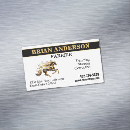 Farrier Magnetiska Visitkort