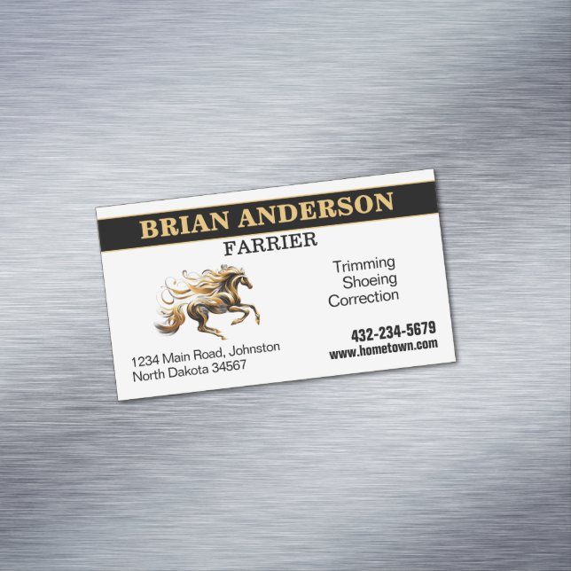 Farrier Magnetiska Visitkort (In Situ)