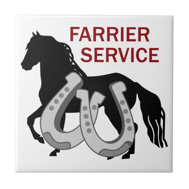 Farrier Service Kakelplatta (Framsidan)