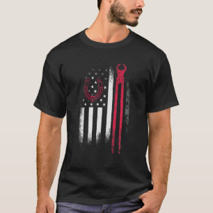 Farrier Verktyg Flagga Horseshoe Hoof Trimming Equ T Shirt