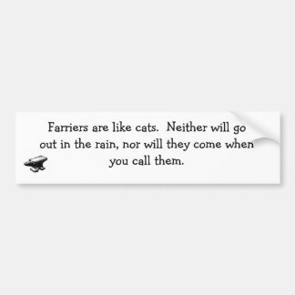 Farriers- och kattbildekal bildekal