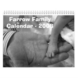 Farrowfamiljkalender - 2008 kalender