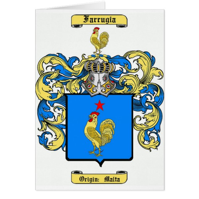 Farrugia Hälsningskort (Framsidan)