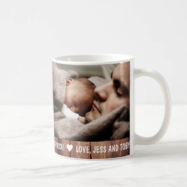 Fars dag 2 Foto Personlig Kaffe Mugg (Höger)