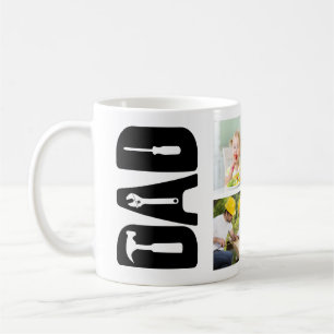 Fars dag 6 Photo Keepsak Handyman Pappa White Kaffemugg