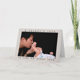 Fars dag | A PAPPOR KÄRLEK | Anpassningsbar Photo Kort