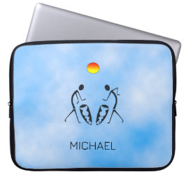 Fars dag African Silhouette Drumming Laptop Fodral