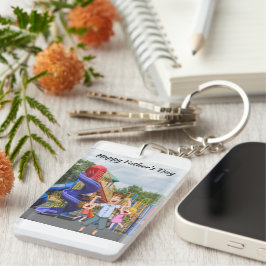 Fars dag akrylisk nyckelkedja