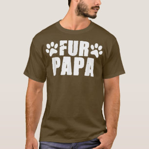 Fars dag Animal Lover Hund och Cat Pappa Pappa Pap T Shirt