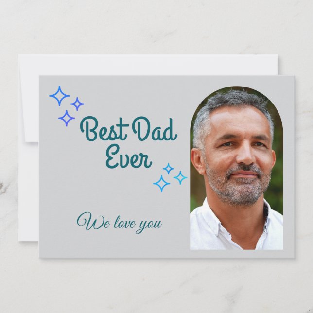 Fars dag anpassad bild och meddelande (Framsida)