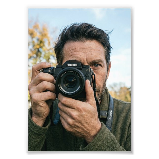 Fars dag anpassad fototryck - Förstoringspresent (Framsidan)