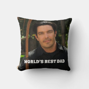 FARS DAG ANPASSNINGSBAR PAPPA PHOTO PILLOWS GIFT KUDDE