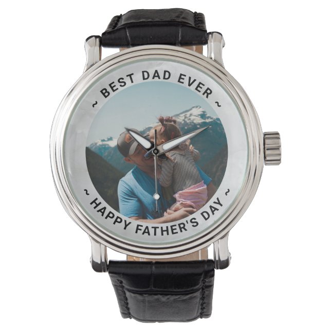 Fars dag Anpassningsbar Photo Armbandsur (Framsida)