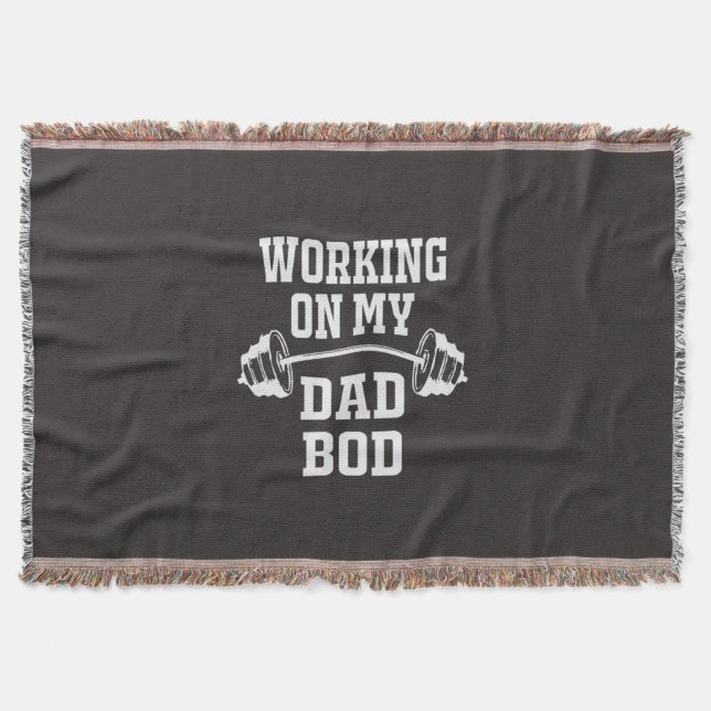 Fars dag | Arbeta vid min Pappa-bod Filt (Framsidan)