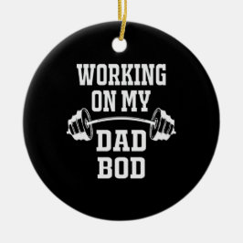 Fars dag | Arbeta vid min Pappa-bod Julgransprydnad Keramik