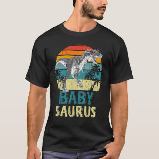 Fars dag Babysaurus T Rex Dinosaur Baby Sauru Shirt