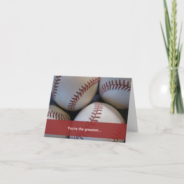 Fars dag, Baseball Kort (Framsida)