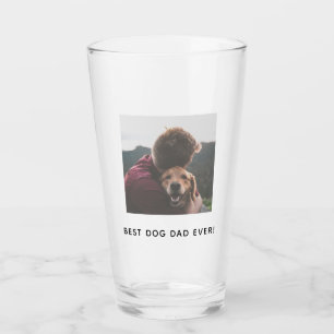 Fars dag Bästa Hund Pappa - ditt sällskapsdjursfot Glaskopp