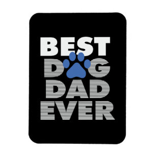 Fars dag Bästa Hund Pappa någonsin Magnet