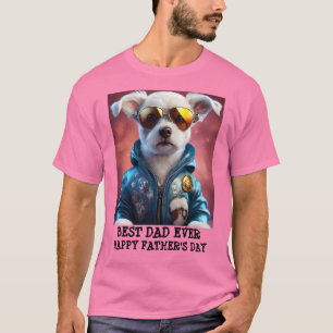 Fars dag bästa Hund Pappa Personlig T Shirt