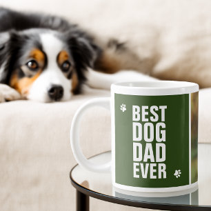 Fars dag Bästa hundpappa någonsin Foto Jumbo Mugg