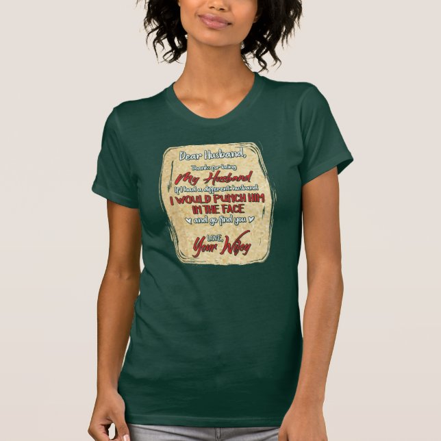 Fars dag Bästa Make Gag-Noveltyn T Shirt (Framsida)