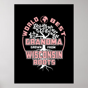 Fars dag Bästa mormor i världen Poster