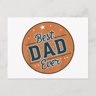 Fars dag Bästa pappa i världen Helg Vykort