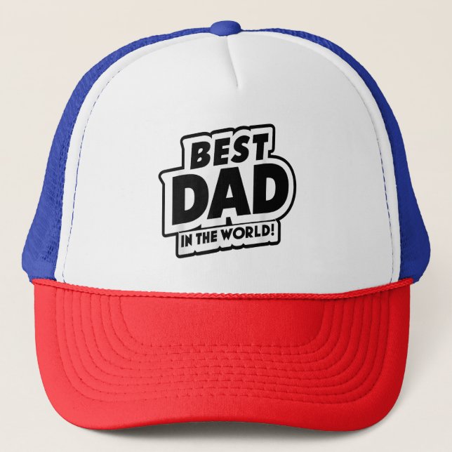 Fars dag bästa pappa i världen keps (Framsida)
