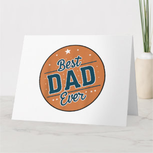 Fars dag Bästa pappa i världen Kort