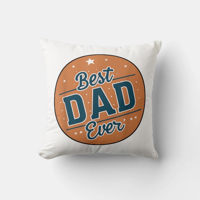 Fars dag Bästa pappa i världen Kudde (Framsida)