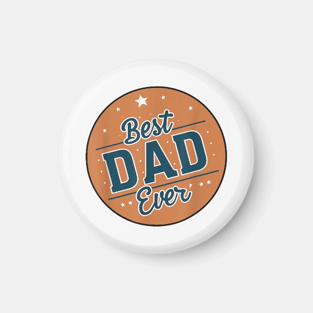 Fars dag Bästa pappa i världen Magnet (Framsidan)