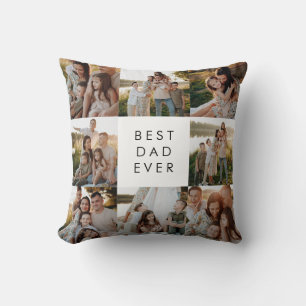 Fars dag Bästa Pappa någonsin Fotofyllning Kudde