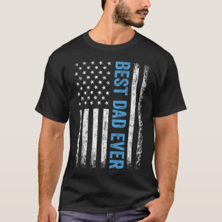 Fars dag Bästa pappa någonsin med oss Amerikan T Shirt