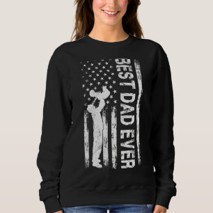 Fars dag Bästa Pappa någonsin med USA:s Flagga M T Shirt