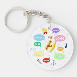 Fars dag bästa Pappa Ord molnen Kung Krona Kärlek