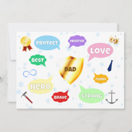 Fars dag bästa Pappa Ord molnen Kung Krona Kärlek