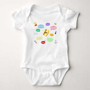 Fars dag bästa Pappa Ord molnen Kung Krona Kärlek T Shirt