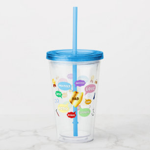 Fars dag bästa Pappa Ord molnen Kung Krona Kärlek Take Away Mugg