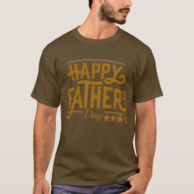 Fars dag Bästa pappa T Shirt (Framsida)