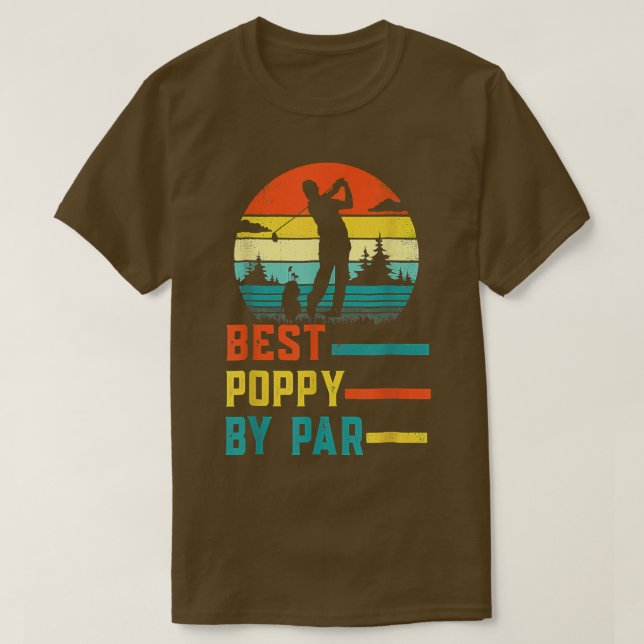 Fars dag bästa skyddspapper per pärla Golf Gift fö T Shirt (Design framsida)