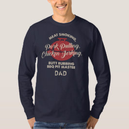 Fars dag BBQ Pit Master Pappa Anpassningsbar T Shirt