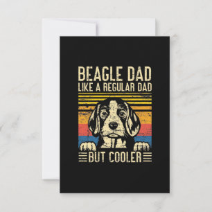 Fars dag Beagle Hund Pappa OSA Kort