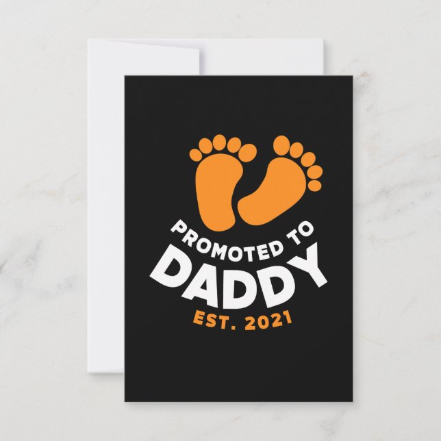 Fars dag | Befordrad till pappa 2021 OSA Kort (Framsida)