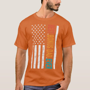 Fars dag Best Bonus Pappa någonsin med USA:s ameri T Shirt