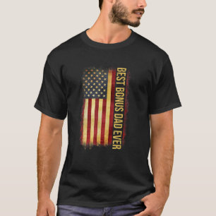 Fars dag Best Bonus Pappa någonsin med USA T Shirt