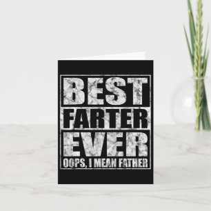 Fars dag Best Farter Aldrig Oops I Elak Far Kort