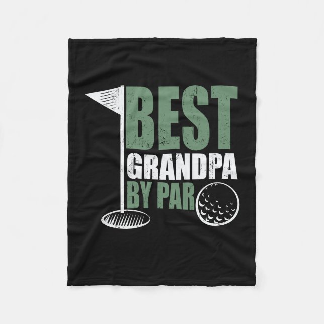 Fars dag Best Grandpa by Far Fleecefilt (Framsidan)