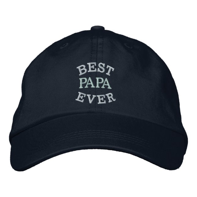 Fars dag Best Grandpa Embroized Hat Broderad Keps (Framsida)